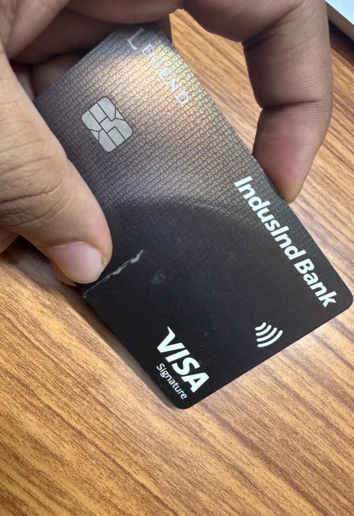 indusind bank legend credit card